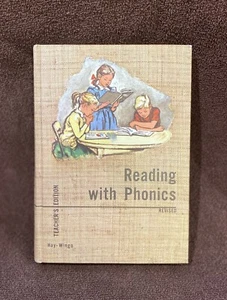Pre Owned VTG Reading With Phonics Teachers Edition Revised 1960 Hardcover Book - Picture 1 of 4
