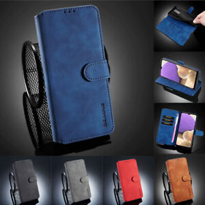 Case For Samsung Galaxy A12 A32 A42 A52 A72 5G Flip Retro Leather Wallet Cover