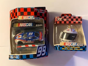 Ornamenti natalizi Jeff Burton - vintage (2001) in scatola - NASCAR Citgo #99 - inutilizzati - Foto 1 di 6