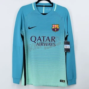 2016-17 Barcelona Player Issue Vapor Match UCL Third L/S Shirt Nike *BNWT* M ... - Picture 1 of 4