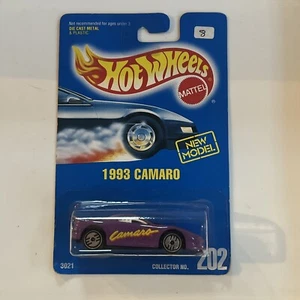 Hot Wheels - 1993 Chevy Camaro, HW Blue Card Series, Collector No. 202 - Picture 1 of 3