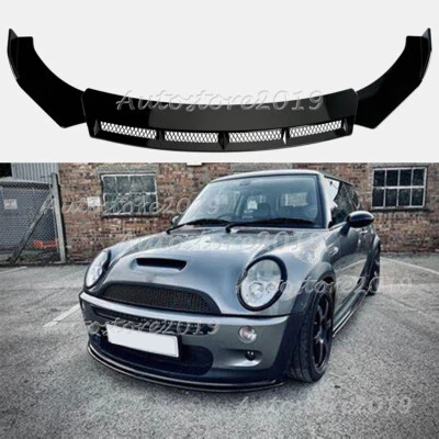 For Mini Cooper R55 R56 F55 F56 Gloss Front Bumper Lip Spoiler Splitter Body Kit - Image 1 of 4