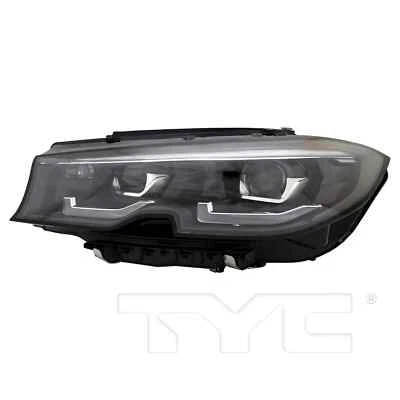 TYC Left LED Headlight For BMW 330i/330i xDrive w/AFS Black 2019-2022 Models - Image 1 of 3