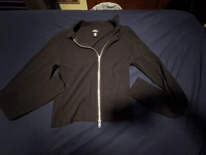 Social Collision women's black double zipper sweatshirt size XL - Picture 1 of 6