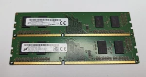 lot of 2 Micron 4GB (2x2GB) 1RX16 PC3-12800U DDR3 Memory RAM MT4JTF25664AZ-1G6E1 - Picture 1 of 2