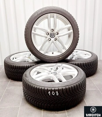 VW Caddy 2K Passat Skoda Octavia Superb 17 Zoll Winterreifen Winterräder 8mm - Bild 1 von 4