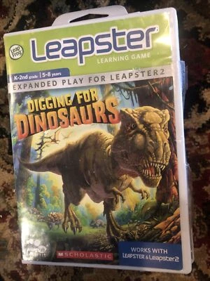 LeapFrog Leapster Learning Game Scholastic Digging for Dinosaurs (Leapster,... - Image 1 of 2