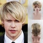 Hair Accessories Synthetic Hair Male Short Straight Wig Side Part Wig Men's Wig