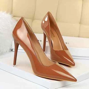 Women 7.5cm 10.5cm High Heels Pumps Wedding Bridal Shoes Pointed Toe Stilettos - Picture 1 of 24