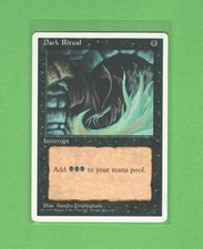 Magic the Gathering MTG - 4th Edition - Dark Ritual