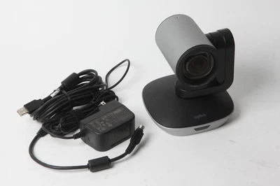 LOGITECH PTZ Pro 2 V-U0035 Video Conference Camera - Silver-W/Adapter NO REMOTE - Image 1 of 4