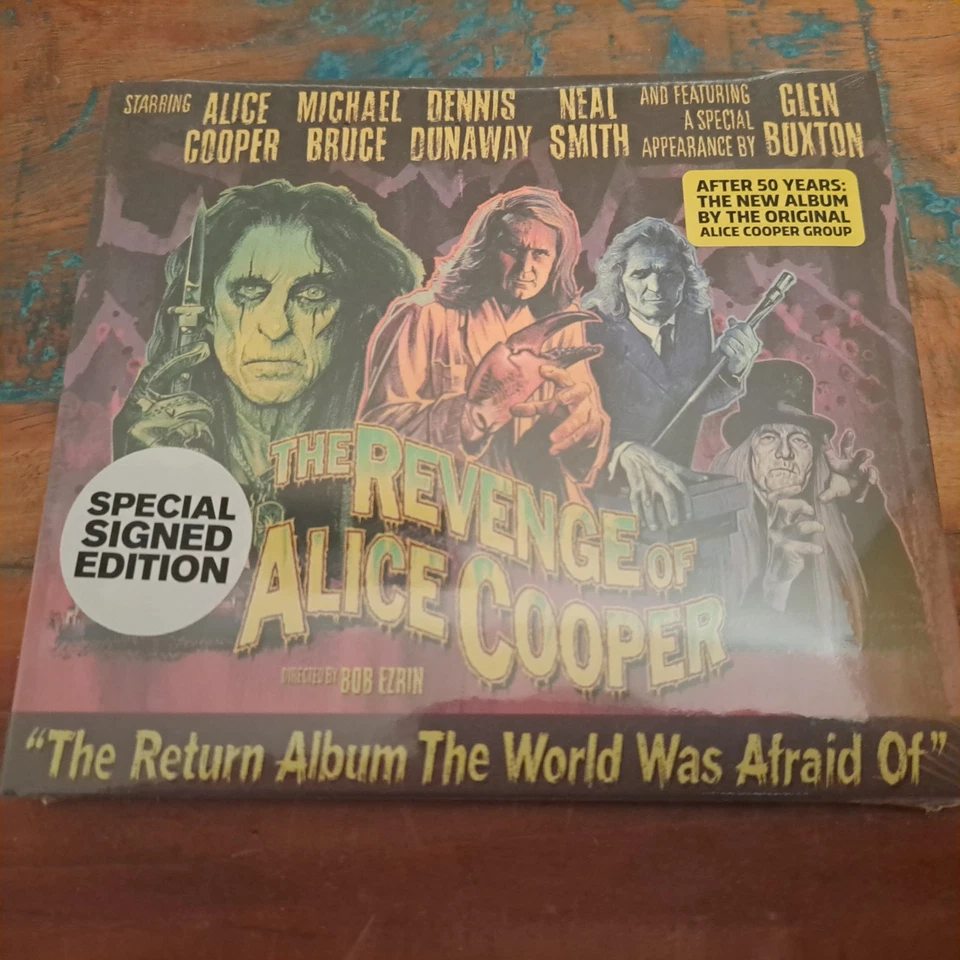 Alice Cooper-The Revenge Of Alice Cooper , CD + handsigniertes Insert - Bild 1 von 2
