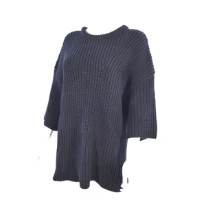 FILIPPA K Jumper Chunky Rib Knit Navy3/4 Wide Sleeve Size XS - Picture 1 of 18