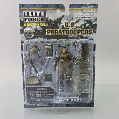 Figura de acción Elite Force 1:18 U.S. Paracaidistas LT LUCAS 101st AB Medic Mortar Foto 1 de 4