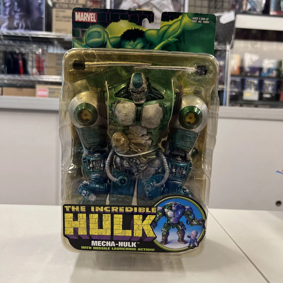 Marvel Incredible Mecha-Hulk 2004 Action Figure  Toy Biz W Gremlin Please Read - Image 1 of 4