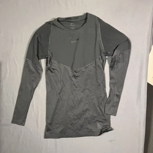 Nike Pro Herren HyperCompression LS Trainingsshirt L anthrazit 646372-060 neu ohne Etikett $ 110 - Bild 1 von 3