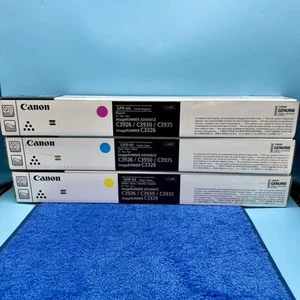 3x OEM Canon iR C3926,C3930,C3935,C3326 CMY Toners GPR-66 - Photo 1/3