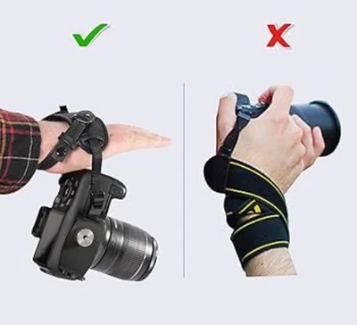 JJC Leather Hand Strap Grip Arca QR Plate for Sony a7 a7R a7S II III IV a6500 a9 - Image 1 of 4