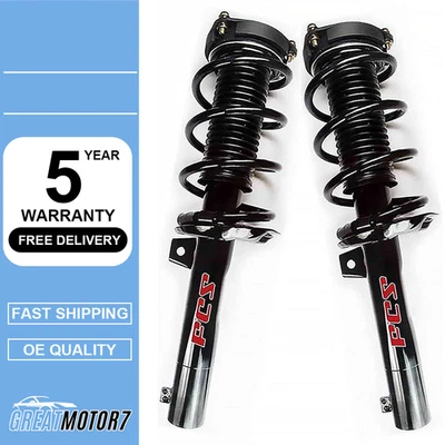 Juego completo de 2 muelles helicoidales y puntales delanteros FCS PARA Volkswagen Jetta 2005-2010 Foto 1 de 4