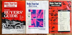 Set of 3 Vtg Automotive Brake and Front End Service Magazines - 1967, 1970, 1972 - Bild 1 von 16