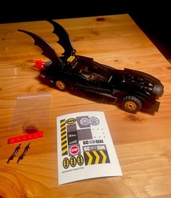 LEGO Batman The Batmobile 7781 Batmobile Only 100% Complete w/ New Sticker Pack!