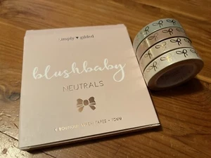 Simply Gilded Washi Tape Blushbaby Neutrals Set - NEW!!! - SHIPS FREE!!! - Picture 1 of 1