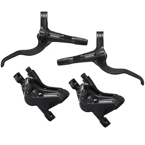 Shimano MT401 / MT420 4-Pot Hydraulic Disc Brake Set - Black - Picture 1 of 4