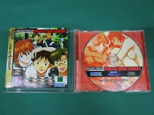 Sega Saturn Neon Genesis Evangelion Digital Card Library. *JAPAN GAME* SS. 18653 - Picture 1 of 12