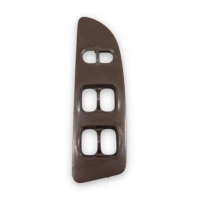 1993-1997 Nissan Altima Driver LH Master Window Switch Lock Bezel Trim Brown - Image 1 of 4