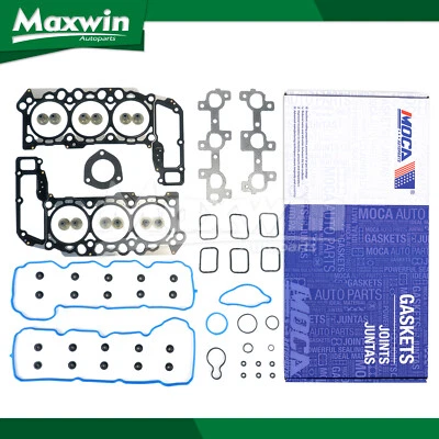 Juego de juntas de culata aptas para Dodge Dakota Durango Nitro Ram 1500 Jeep Commander Liberty Foto 1 de 4