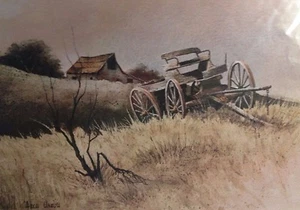 Abandoned Wagon By Arch Unruh - Picture 1 of 3