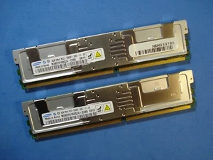 HP Genuine 8GB (2x4GB) PC2-5300F 398709-071 DL380 G5 DL360 ML370 ML350 DL580 - Picture 1 of 1