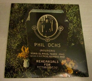 Phil Ochs Rehearsals For Retirement Sealed Original A&M SP4181 1969 Stereo - Picture 1 of 2