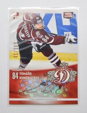 2015-16 Sereal KHL Dinamo Riga Autograph #DRG-AUT-TK Tomas Kundratek 041/100