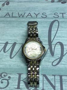 LADIES TWO TONE CHARLES DUMONT PARIS CHRONO WATER RESISTANT WATCH MB-6883L - Picture 1 of 10