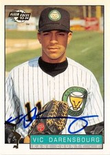 Vic Darensbourg autographed baseball card (Marlins) 1994 Fleer Excel #190