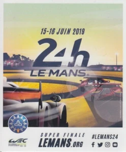 Pegatina oficial Le Mans 2019 Alonso - Toyota - ganadora. - Imagen 1 de 1