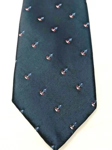 Corbata para hombre American Edition azul poliéster seda 54” usada en excelente estado 5M52 - Imagen 1 de 7