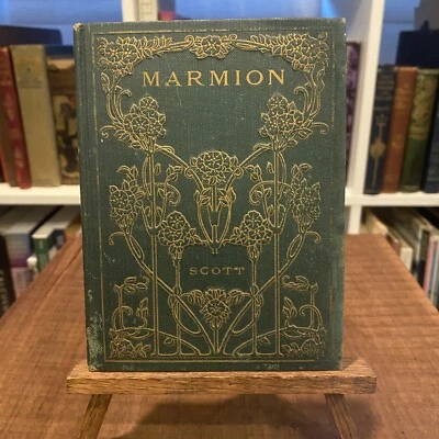 Marmion by Sir Walter Scott Poetry Henry Altemus Floral Decorative - Image 1 of 4