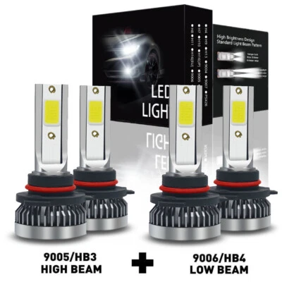 6000K Faros LED Luces Bombillas para GMC Sierra 1500 2500HD 3500 1999 2000-2006 Foto 1 de 4