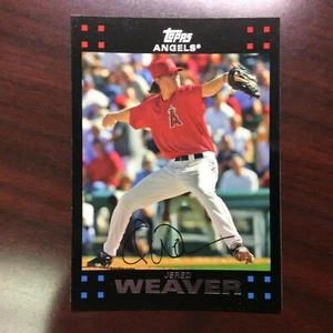 2007 Topps #75 Jered Weaver Angels - Picture 1 of 2