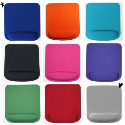 SQUARE MOUSE MAT PAD PREMIUM ANTI SLIP WITH WRIST SUPPORT FOR LAPTOP PC MAC - Image 1 of 4