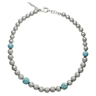 GIOVANNI RASPINI collana SKY in argento 925 e Howlite Turchese - Immagine 1 di 2