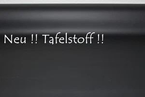 Tafelstoff schwarz Rolls ca 45x100cm Stoff wie Tafel kann mit Kreide beschriftet - Bild 1 von 3