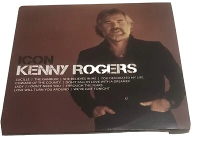 Icon Kenny Rogers- Exclusive Limited Edition Black Colored Vinyl LP VG  Foto 1 de 4