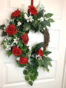 Spring Wreath for Front Door Summer Decor  Mothers’ Day Gift - Picture 1 of 10