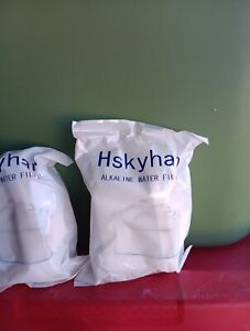 Hskyhan Alkaline Water Filter - Replacement Pitcher Cartridge LOT OF 2 Packs