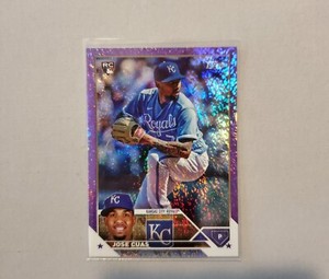 Jose Cuas Rookie card Topps update 2023 Purple foil 388/799 US246