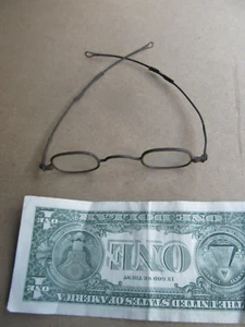 Rare Early, Antique Colonial Style EXTENSION EYEGLASSES, c1800 Costume, Optical - Picture 1 of 5