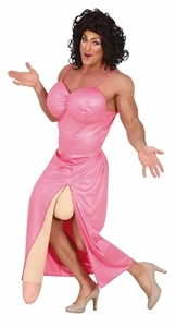 Lustiges freches Junggesellenabschied Kostüm Drag Queen Brüste Willy Penis MEDIUM - Bild 1 von 1